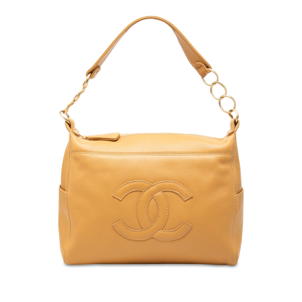 Pre-Loved Chanel CC Calfskin Chain Shoulder Bag